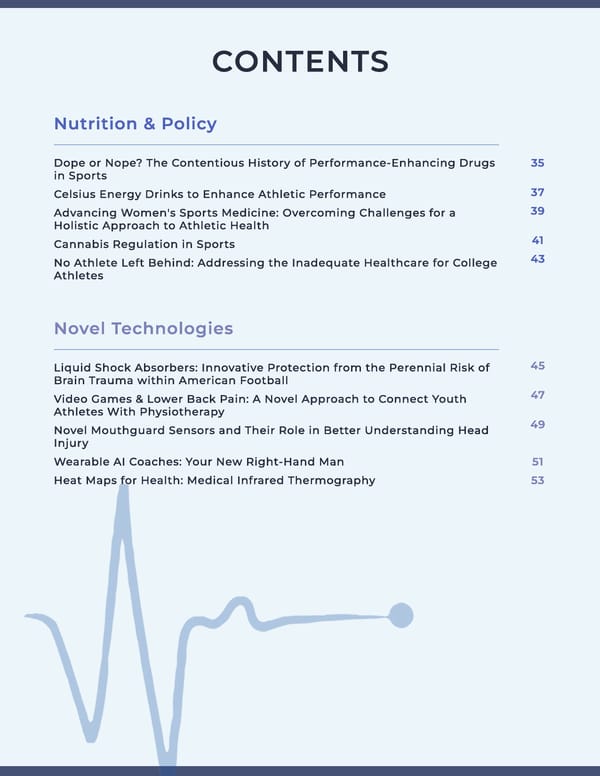 Penn Healthcare Review Fall 2023 Journal— Sports Medicine - Page 5