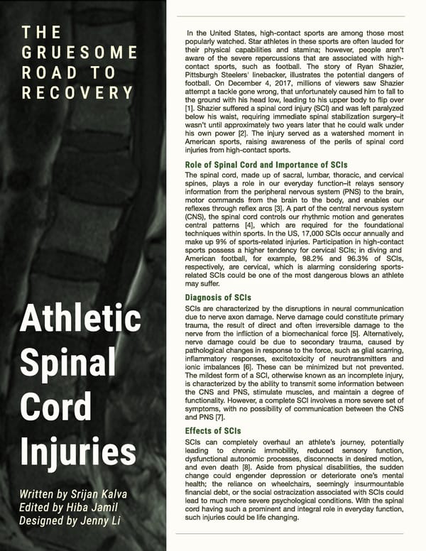 Penn Healthcare Review Fall 2023 Journal— Sports Medicine - Page 28