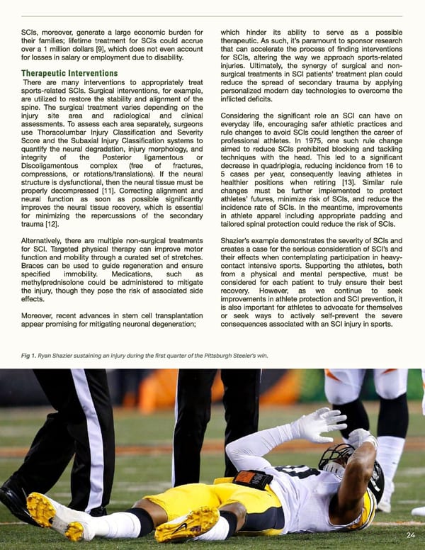 Penn Healthcare Review Fall 2023 Journal— Sports Medicine - Page 29