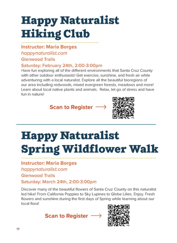 SV Parks and Rec Winter Spring 2023 2024 Guide - Page 18