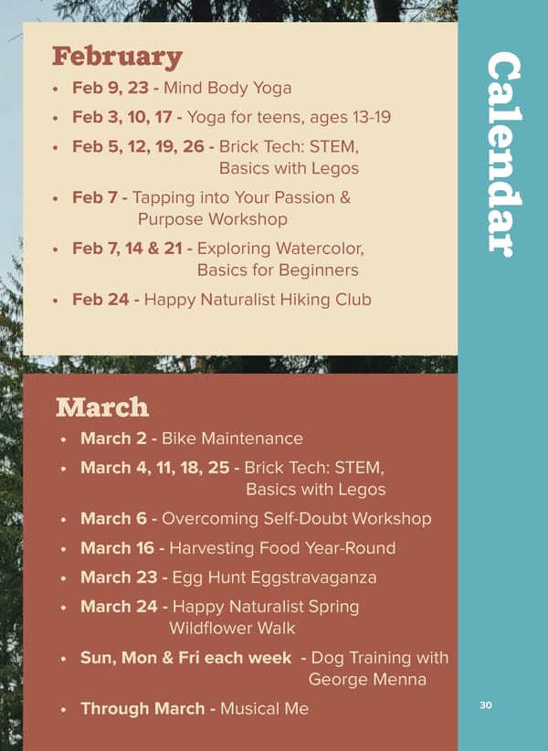 SV Parks and Rec Winter Spring 2023 2024 Guide - Page 31