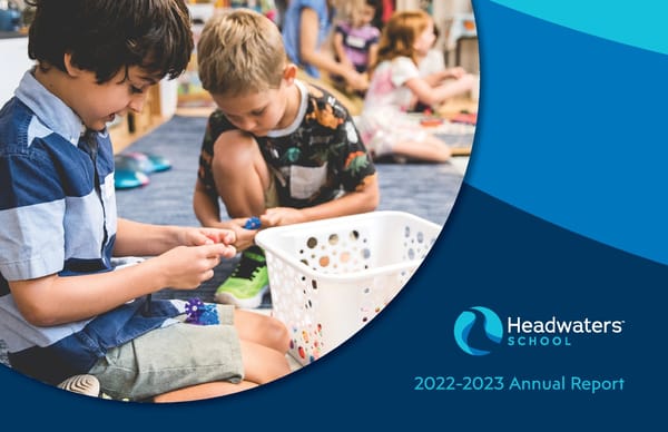 Headwaters School 2022-2023 Annual Report - Page 1