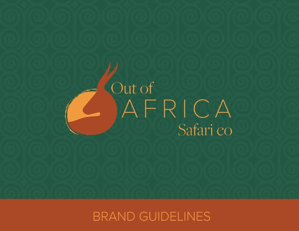 Out of Africa Safari Branding Guidelines - Page 1