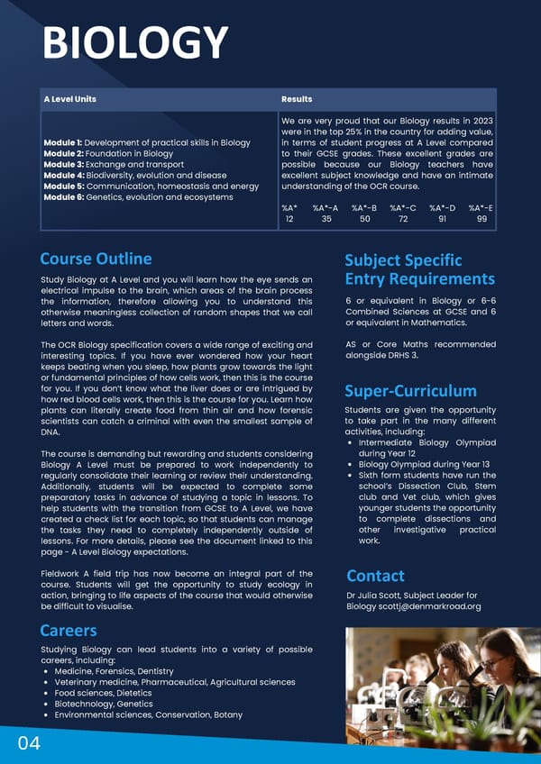 Subject Guide (Sixth Form) - Page 6