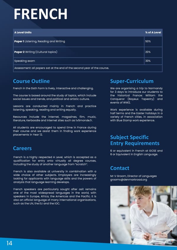 Subject Guide (Sixth Form) - Page 16