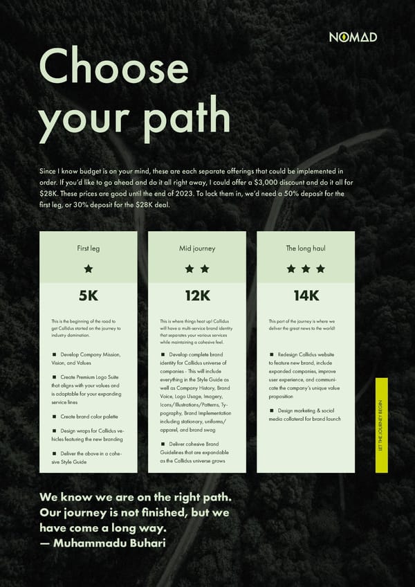 Callidus Brand Journey COMPASS by Nomad Creative - Page 13