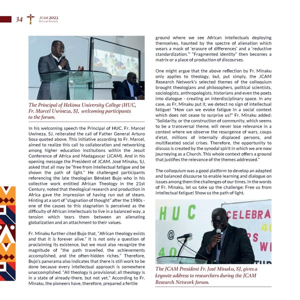 Jesuits Africa - Annual Review 2023 - Page 36