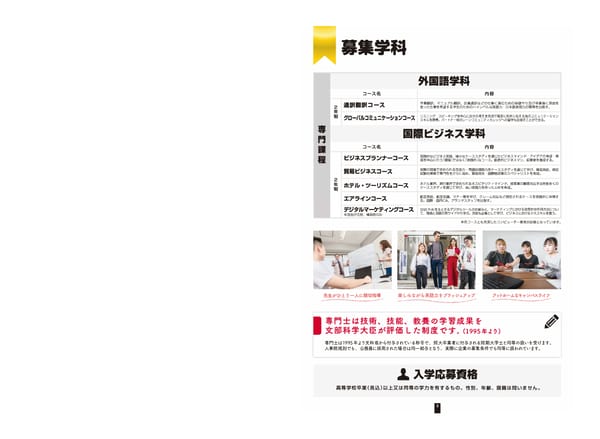 グレッグ外語専門学校 2025年度募集要項 - Page 3