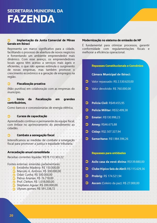 Revista de Prestação de Contas 2023 - Page 20