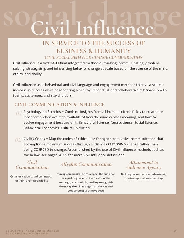 Communication Audit & Civil Influence for Idaho STEM Action Center - Page 5