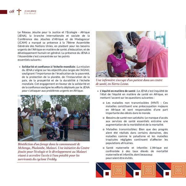 Conférence des Jésuites d'Afrique et de Madagascar Revue annuelle 2023 - Page 10