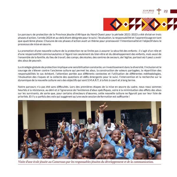 Conférence des Jésuites d'Afrique et de Madagascar Revue annuelle 2023 - Page 25