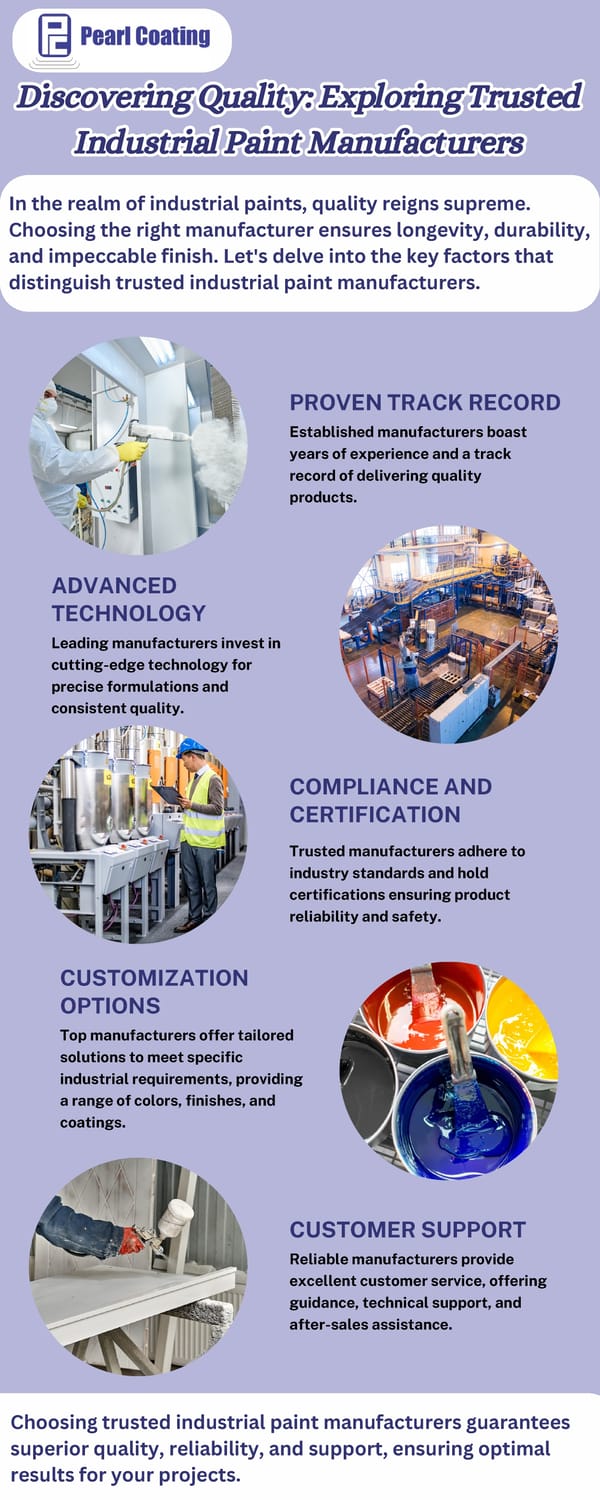 Discovering Quality: Exploring Trusted Industrial Paint Manufacturers - Page 1