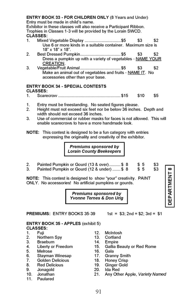 2024 Lorain County Fair Premium Book - Page 93