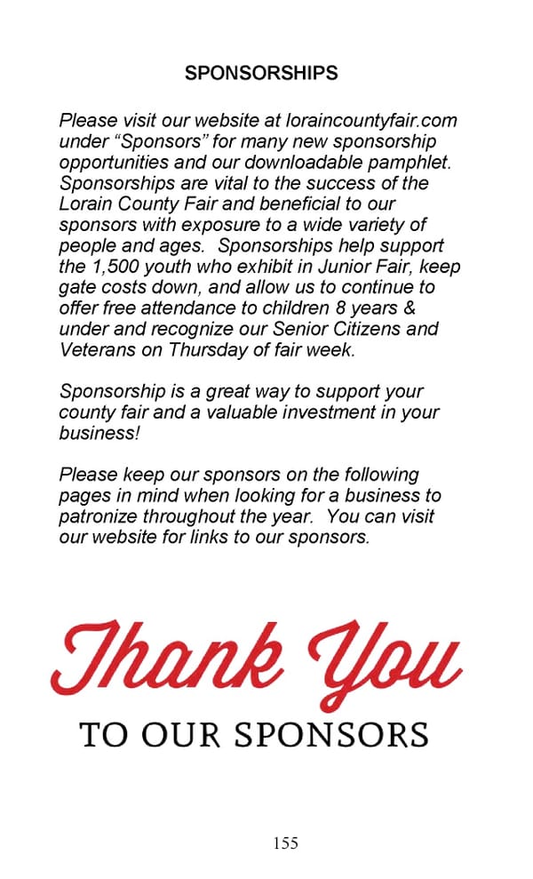 2024 Lorain County Fair Premium Book - Page 157