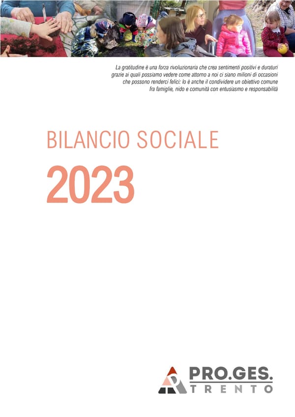 BILANCIO SOCIALE 2023-1 - Page 1