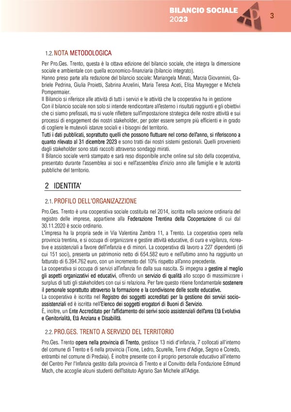 BILANCIO SOCIALE 2023-1 - Page 5