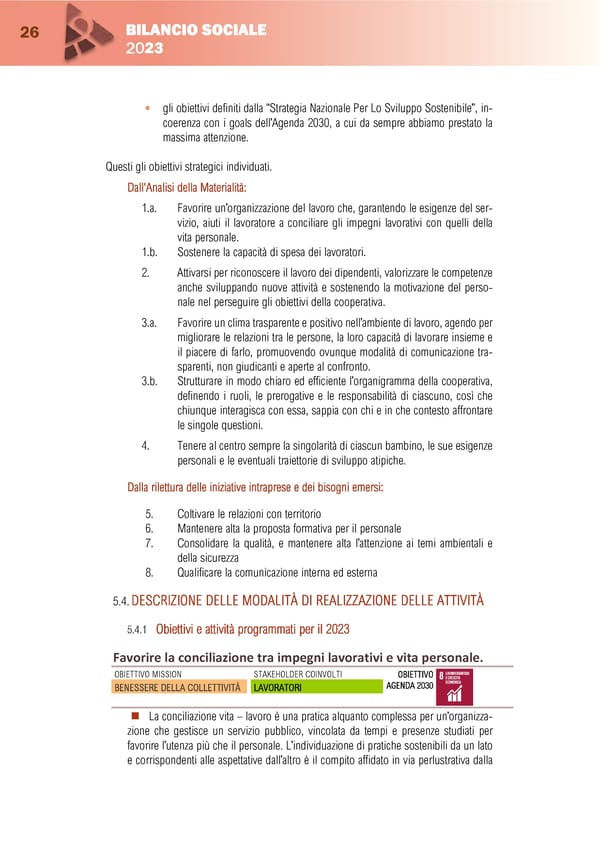 BILANCIO SOCIALE 2023-1 - Page 28