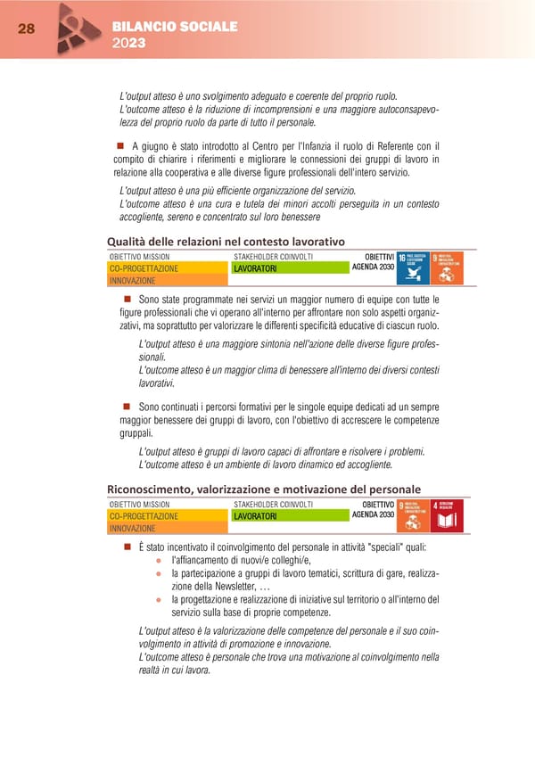 BILANCIO SOCIALE 2023-1 - Page 30