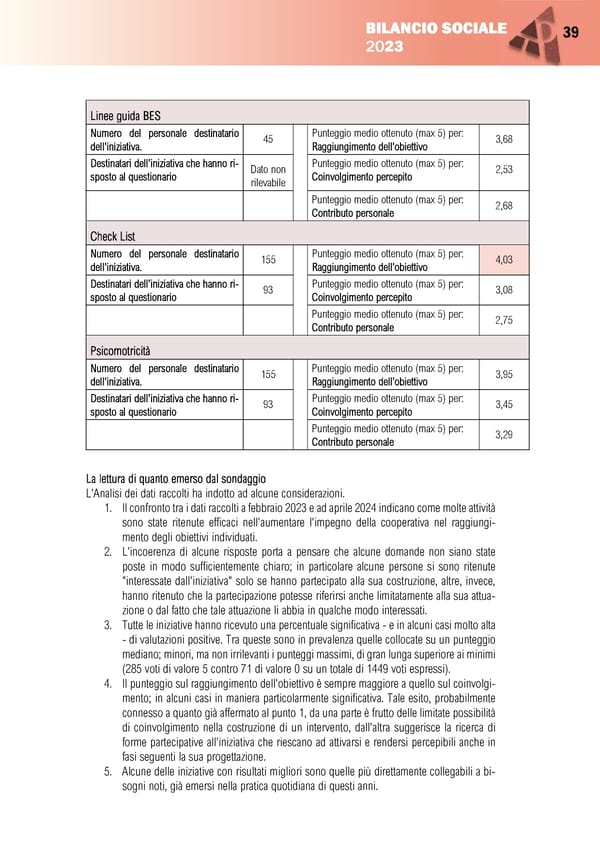 BILANCIO SOCIALE 2023-1 - Page 41