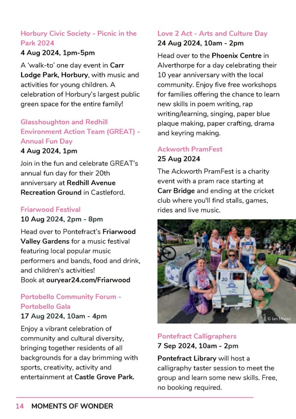 Our Year Programme 2 - July-December 2024 (Doorstep Discoveries) - Page 14