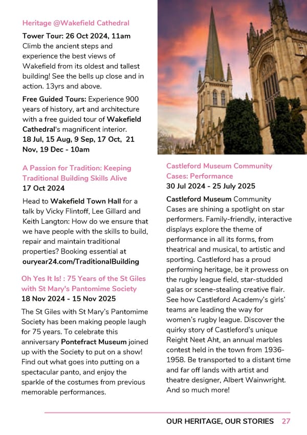 Our Year Programme 2 - July-December 2024 (Doorstep Discoveries) - Page 27