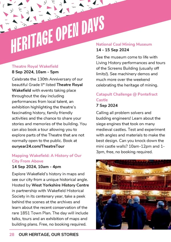 Our Year Programme 2 - July-December 2024 (Doorstep Discoveries) - Page 28