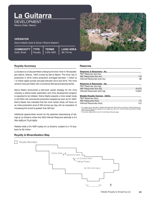 Metalla Asset Handbook  - Page 29