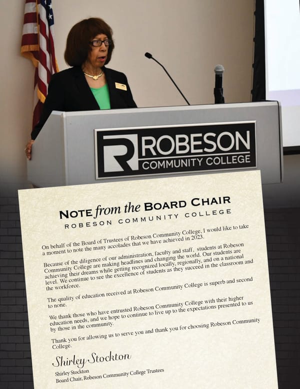 2023 Annual Report for Robeson Community College - Page 4