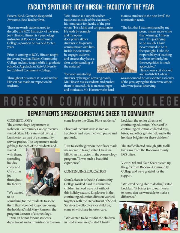 2023 Annual Report for Robeson Community College - Page 28