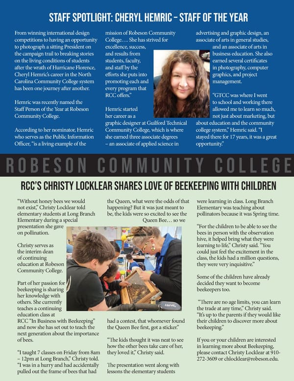 2023 Annual Report for Robeson Community College - Page 30