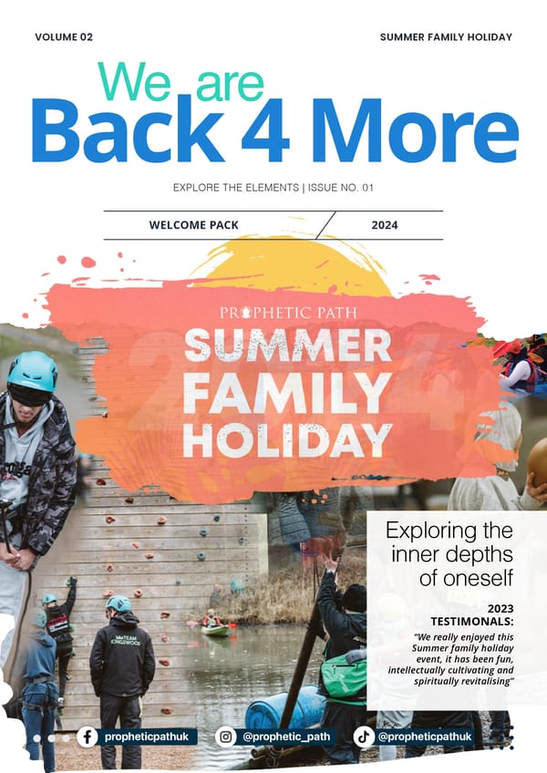 Welcome Pack - Summer Family Holiday 2024 - Page 1