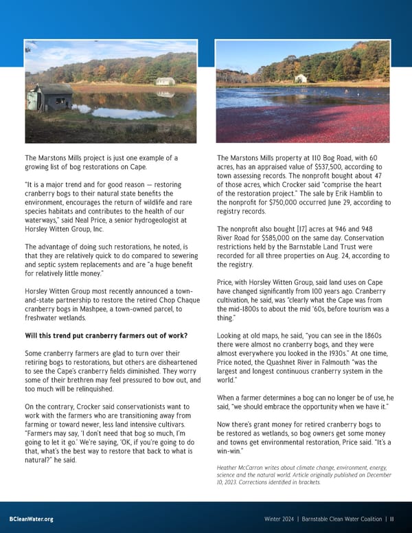 BCWC Fall23Winter24 Newsletter - Page 11