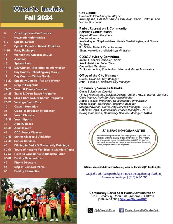 City of Glendale Fall 2024 Leisure Guide - Page 2