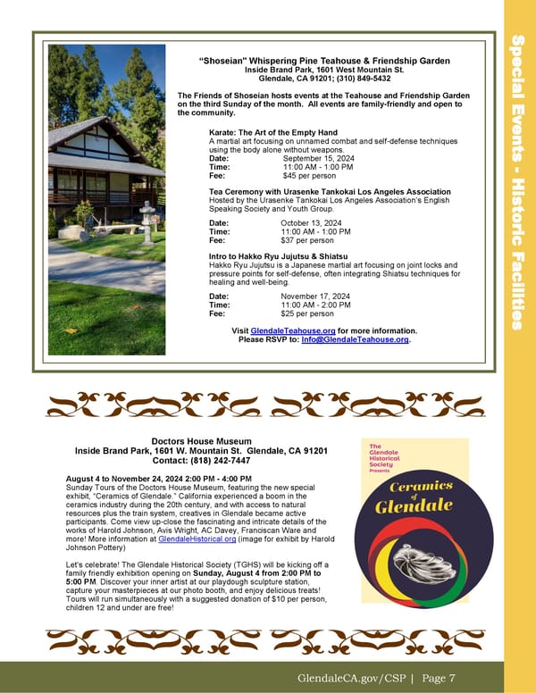 City of Glendale Fall 2024 Leisure Guide - Page 7