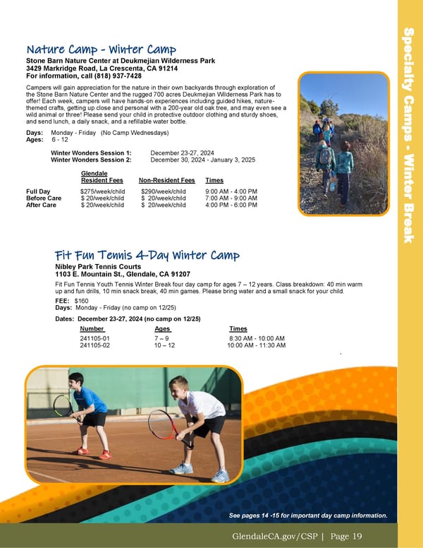 City of Glendale Fall 2024 Leisure Guide - Page 19