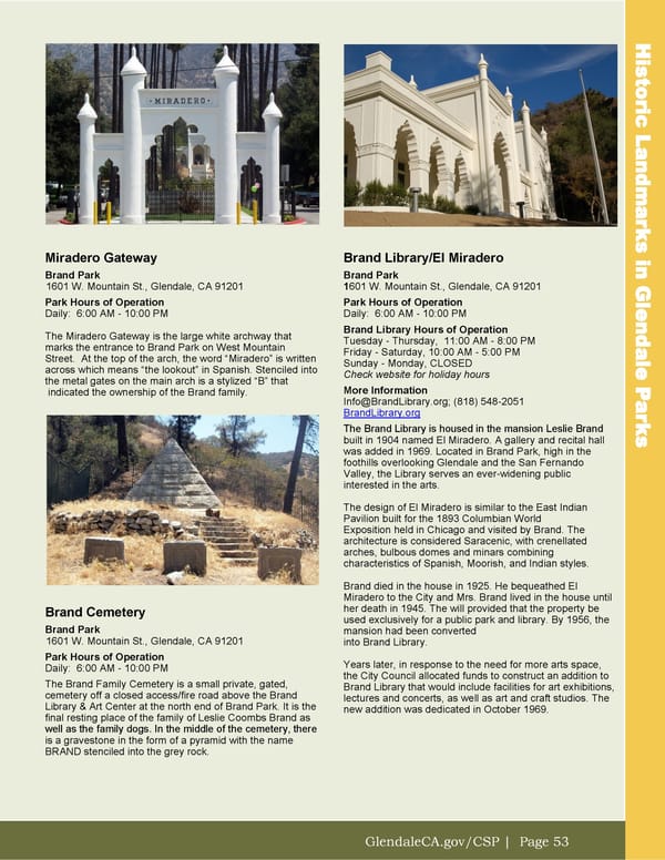 City of Glendale Fall 2024 Leisure Guide - Page 53