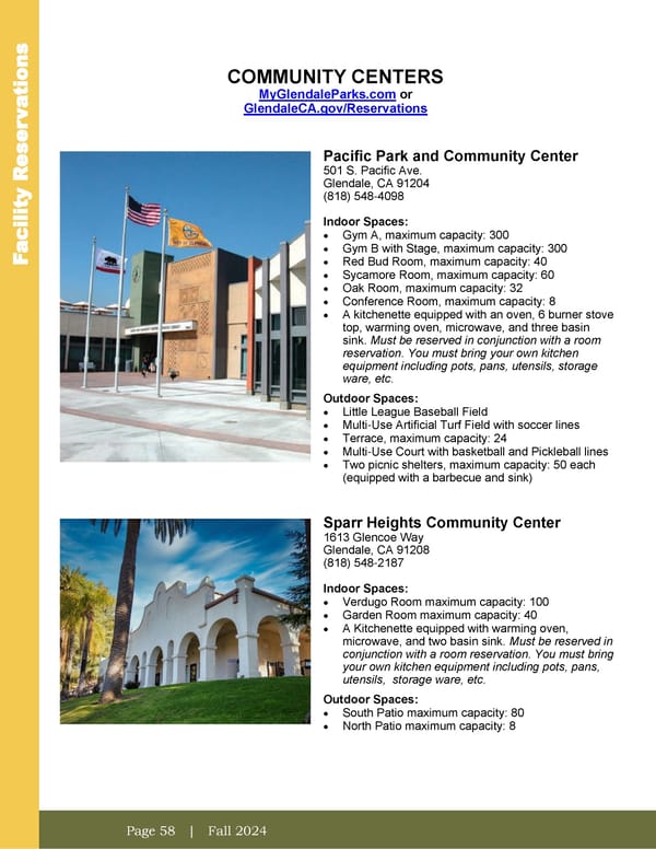 City of Glendale Fall 2024 Leisure Guide - Page 58