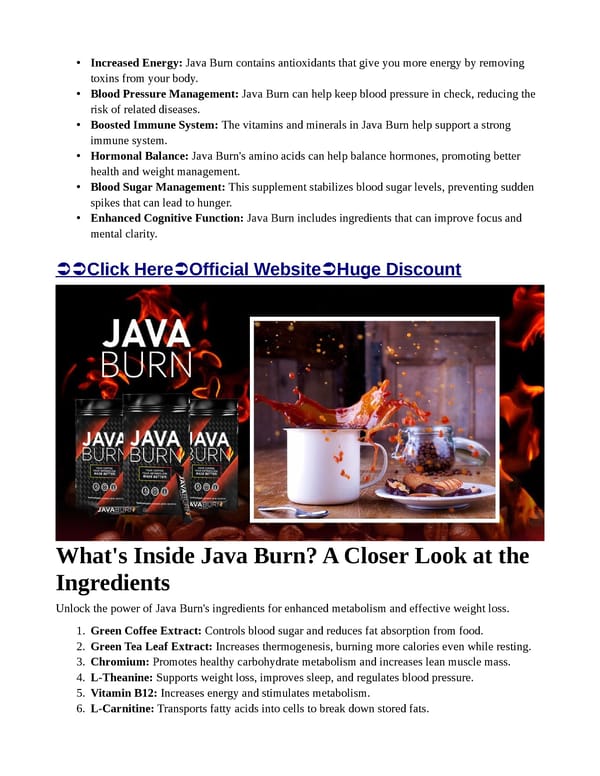 Java Burn Reviews Price, Benefits, Pros, Cons, Uses & Reviews? - Page 3