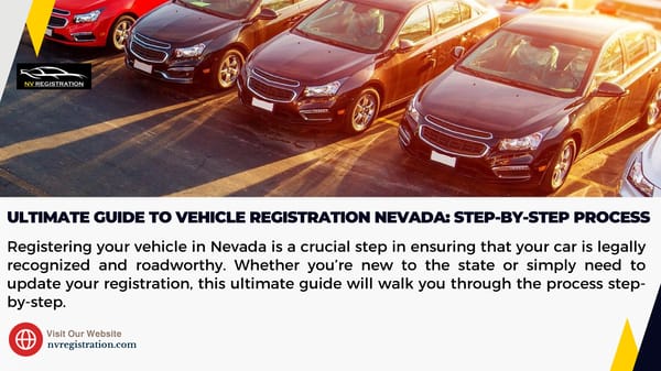 Ultimate Guide to Vehicle Registration Nevada Step by Step Process - Page 3