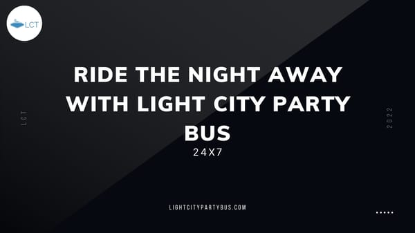 Ride the Night Away with Light City Party Bus - Page 1