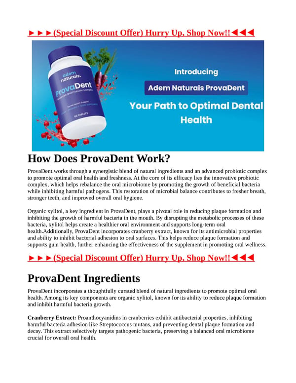 ProvaDent Reviews (LEGIT OR SCAM) - Really Work? - Page 2