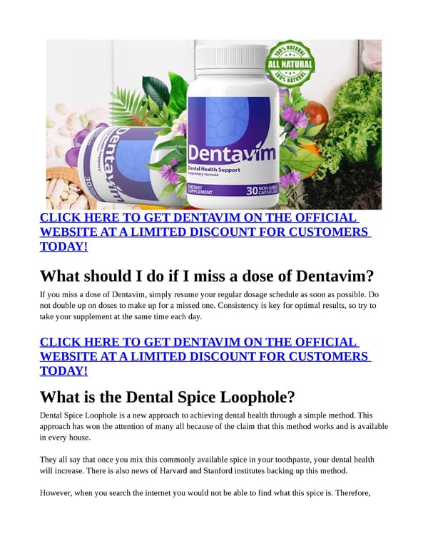 Dentavim [TOP RATED] “Reviews” Genuine Expense? - Page 5