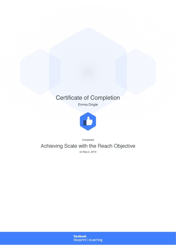 Facebook Blueprint Certificates - Page 2