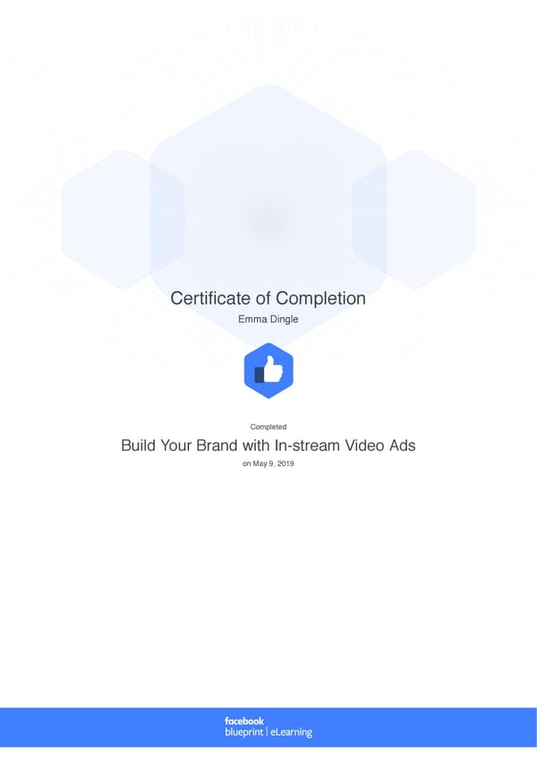 Facebook Blueprint Certificates - Page 5