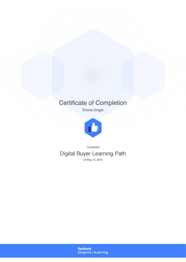 Facebook Blueprint Certificates - Page 9