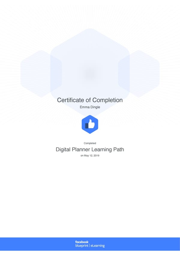 Facebook Blueprint Certificates - Page 10