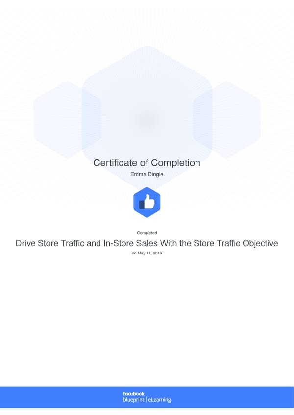 Facebook Blueprint Certificates - Page 11