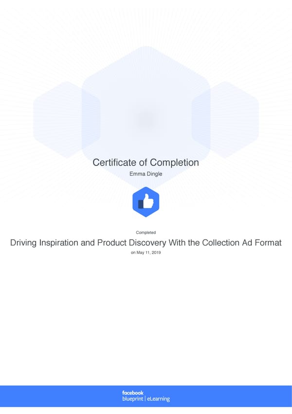 Facebook Blueprint Certificates - Page 12